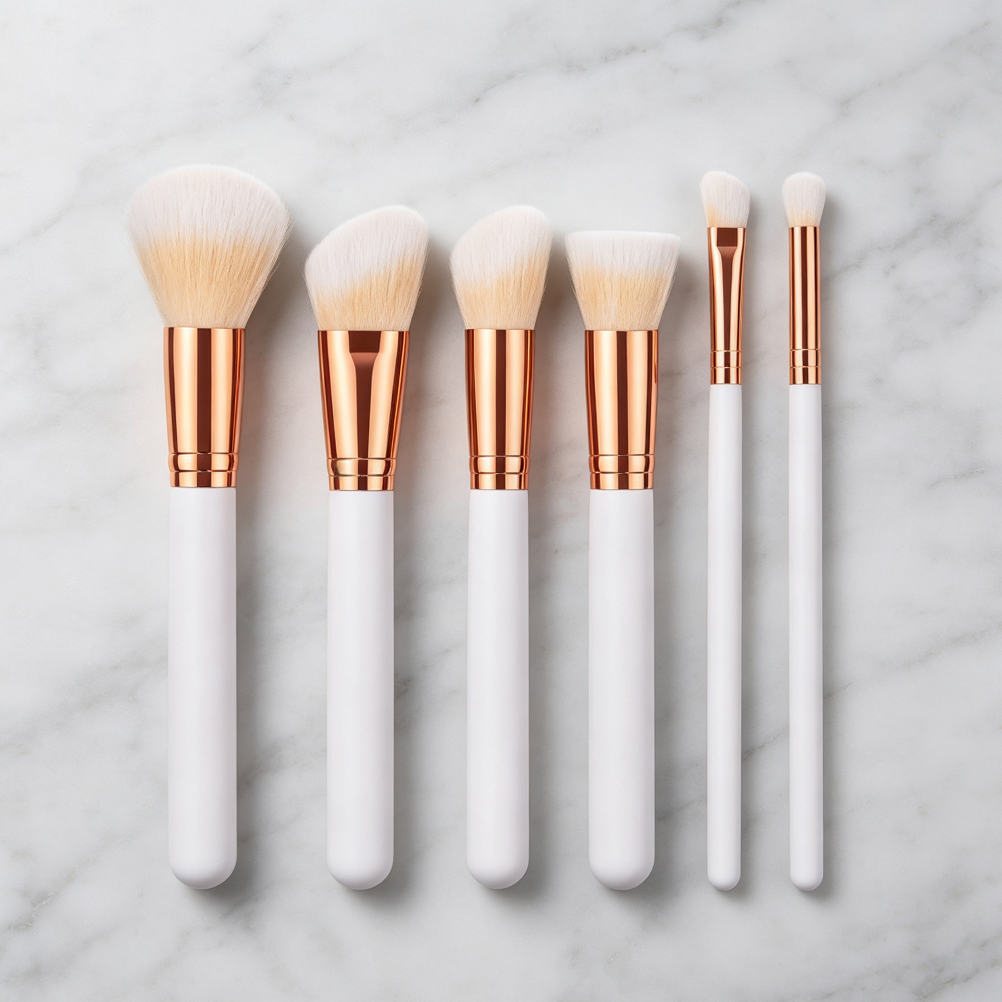 5-Piece Mini Brush Set for Eyes and Lips