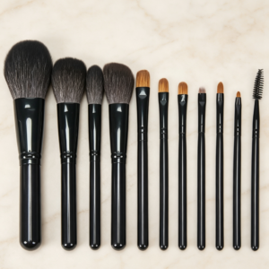 10-Piece Wooden Handle Pro Brush Set
