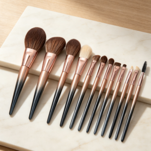 12-Piece Lucite Gradient Blush & Eye Brush Set