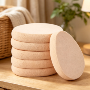 Flat Cushion Puff for Natural Sheer Finish
