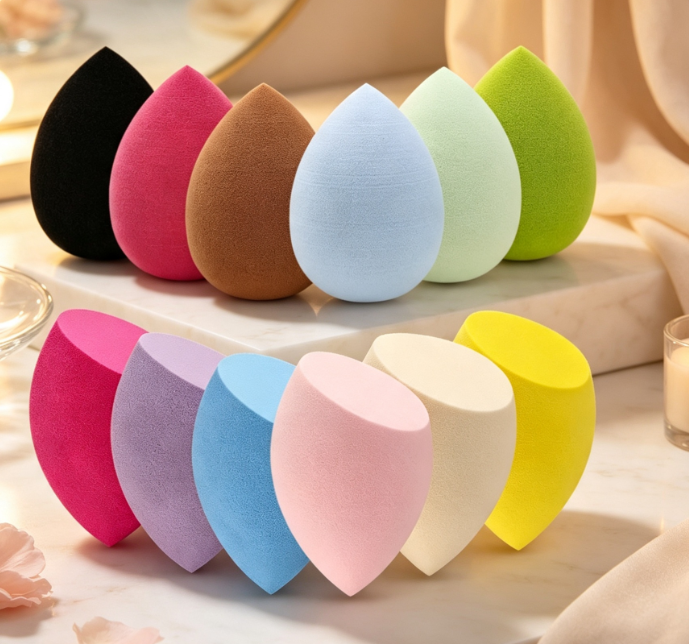 Skin-Friendly Professional Multi-Color Sponge Set - Image 2