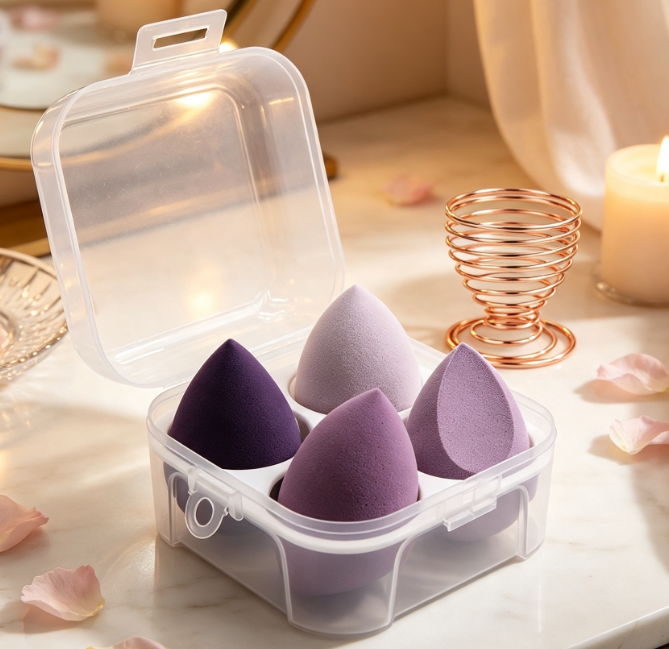 Makeup Sponge with Holder & Storage Case - Image 2