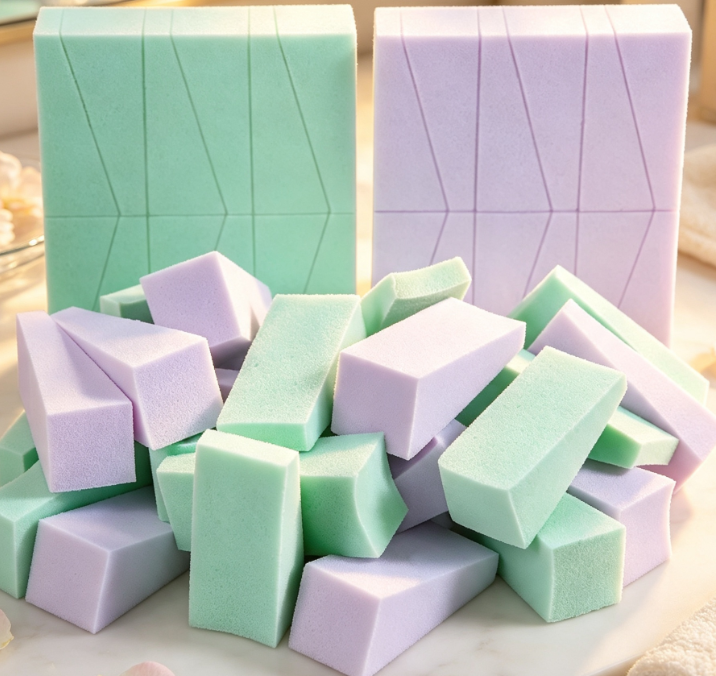 Mini Disposable Wedge Makeup Sponges - Image 2