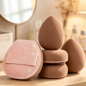 Flat-Edge Sponge with Storage Case