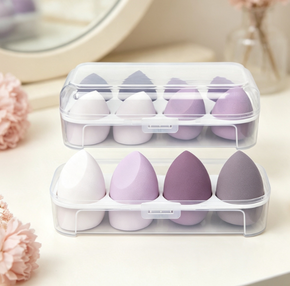 Multi-Color Ultra-Soft Sponge Set with Case