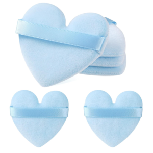 Heart-Shaped Velvet Blending Puff